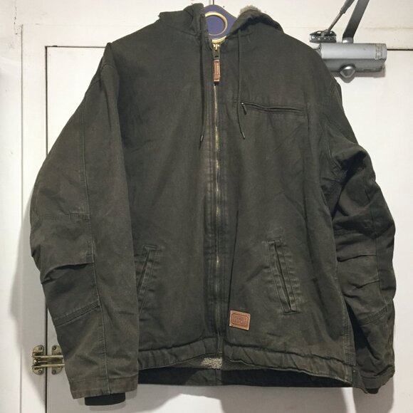 VINTAGE C.E. SCHMIDT WORKWEAR HOODIE JACKETS SIZE XL - Picture 1 of 8